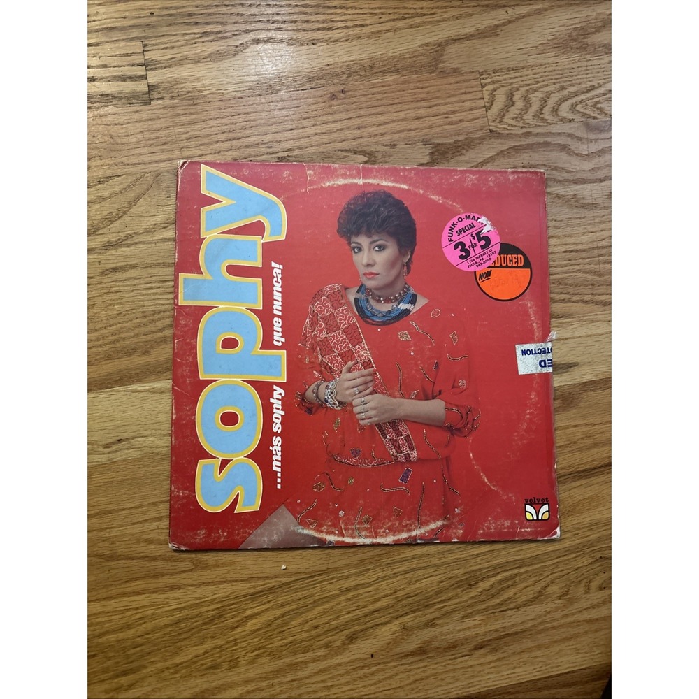 Sophy Mas Sophy Que Nunca VELVET 6038 LP VG #2700